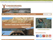 Tablet Screenshot of chassorama.com